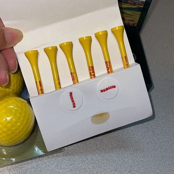 Royal Birkdale Golf Club Adult Golf Course Pin Cut Balls and Pencils Yellow NWOT - Picture 5 of 6